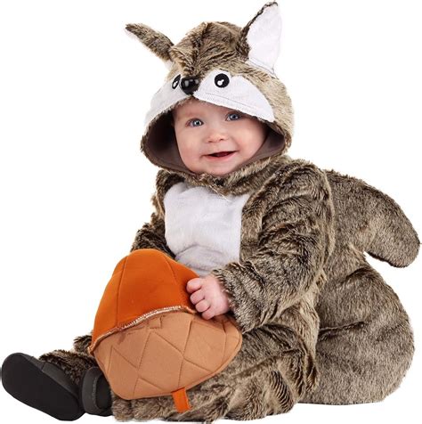 infant squirrel halloween costume|amazon squirrel costume.